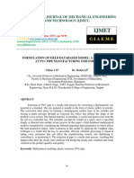 Formulation of Field Databased Model A Case Study at PVC Pipe Manu