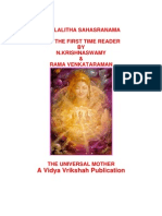 Lalitha Sahasranamam With Meaning PDF