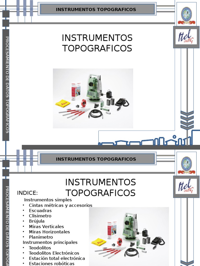 Instrumentos y Procesos Topográficos | PDF | Topografía | Agrimensura