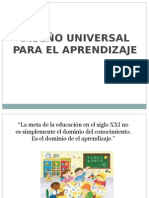 Presentación DUA Diseño Universal de Aprendizaje