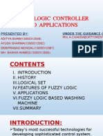 Fuzzy Logic Controller and Applications: Presented by