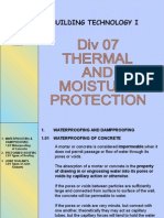 Thermal and Moisture Protection