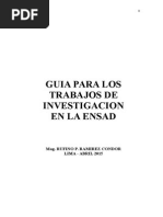 Guia Para Los Trabajos de Investigación en La Ensad 2