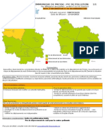 Pollutions Dans L'yonne: Risque de Franchissement Du Seuil D'informations en Pm10