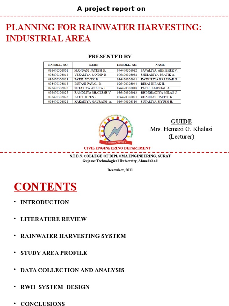 Rainwater Harvesting for Industry | PDF | Water Resources | Environment