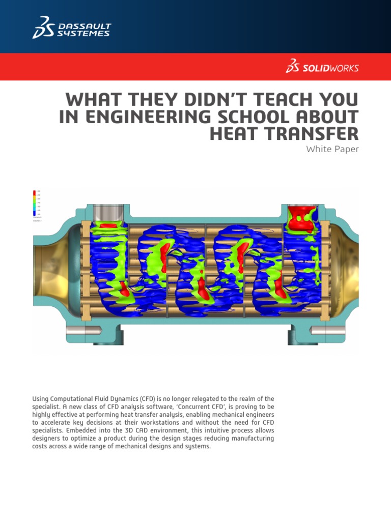 Heat Transfer White Paper | PDF | Simulation | Computational Fluid Dynamics