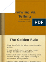 showing vs telling