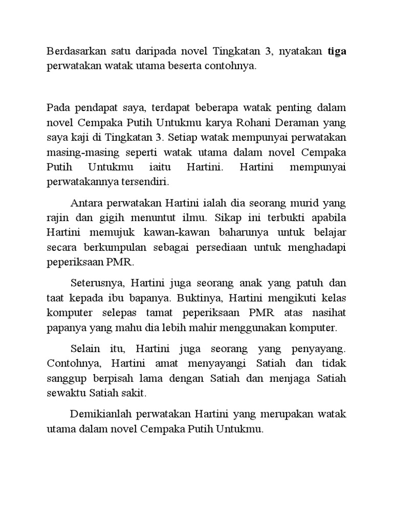 Contoh Jawapan Komsas Pdf