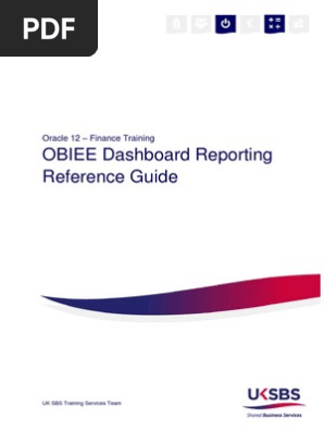 OBIEE Dashboard Reference Guide