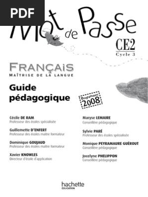 Mot De Passe Ce2 Lecture Processus Verbe - 