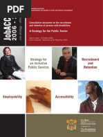 DPSA JobACCESS 2006-2010 Strategic Framework 09102006