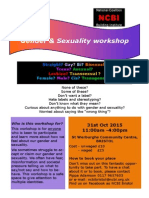 Gender & Sexuality Workshop: Straight?