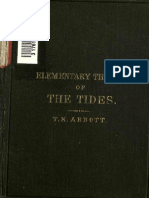 Abott T K - Elementary Theory of Tides Fundamental Theorems Explained Without Mathematics - Longmans - 1888