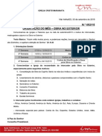 Circular N.º 052-15 (Pes) - Orientação Do Mês - Obra No Exterior