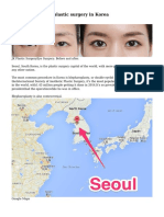 The Most Popular Plastic Surgery in Korea