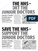 Junior Doctors Demo A5