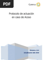 Protocolo de Actuacion en Caso de Acoso Laboral