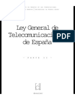 Ley General de Telecomunicaciones de España