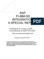 SAP FI MM SD Integration 