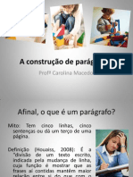 A Construcao de Paragrafos