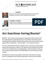 Are Sanctions Saving Russia_ by Richard a. Werner and Vladimir I