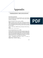 Appendix: Timekeeping Organisations