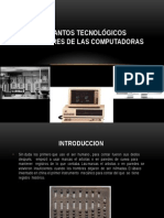 Adelantos Tecnológicos Precursores de Las Computadoras