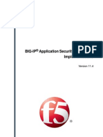 BIG-IP Application Security Manager Implementations