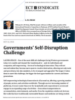 Governments’ Self-Disruption Challenge by Mohamed A