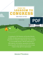 From The Classroom To Congress: ESEA Policy at Play