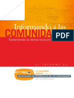 Informando A Las Comunidades