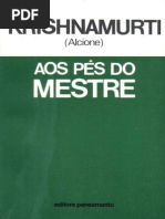 Aos Pes Do Mestre - Jiddu Krishnamurti