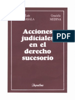 Acciones Judiciales en El Derecho Sucesorio - Pérez Lasala - Medina