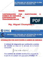 2 - Método de Integración o Sustitución de Variables