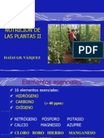 Nutrición Vegetal