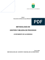 Metodologia Gestion y Mejora de Procesos Ayto Alcobendas