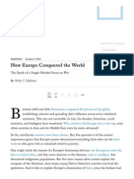 How Europe Conquered The World - Foreign Affairs