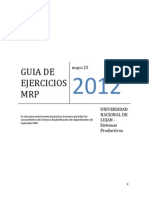 121926150 Guia de Ejercicios MRP 2012 PDF