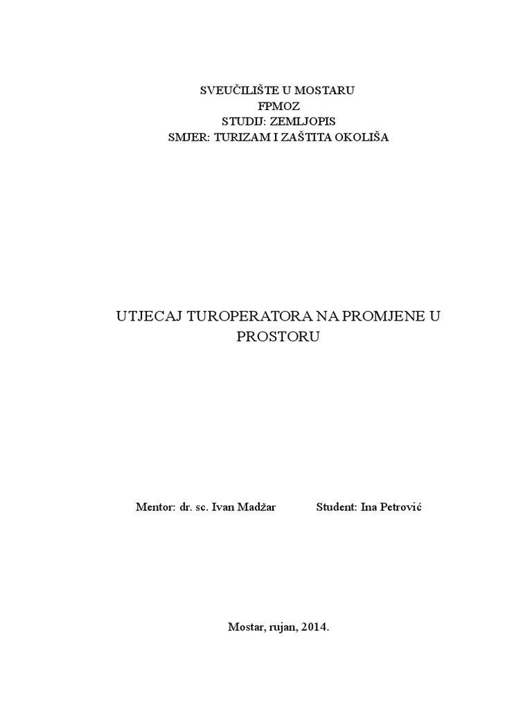 Tur Operator | PDF