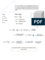 Dimensionamiento de columna de madera para cargas de 100KN y 200KN