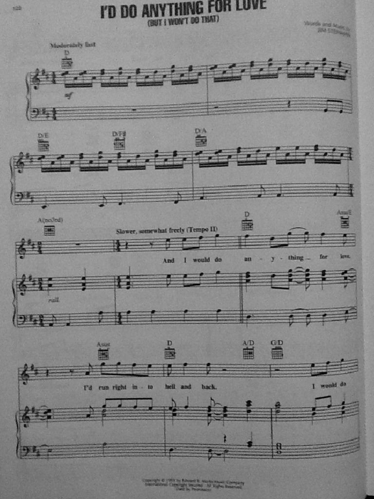 Meatloaf I Would Do Anything for Love