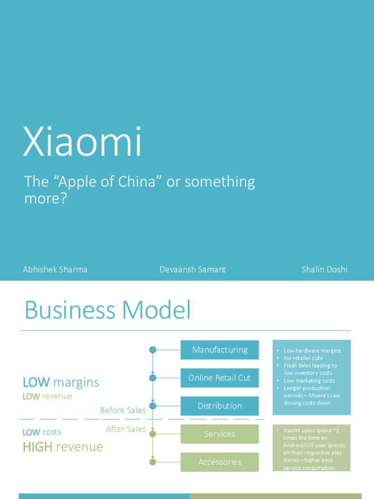 Xiaomi Case Study PDF Xiaomi Smartphone