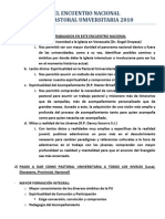 Conclusion Encuentro Nacional de Agentes Pu2010