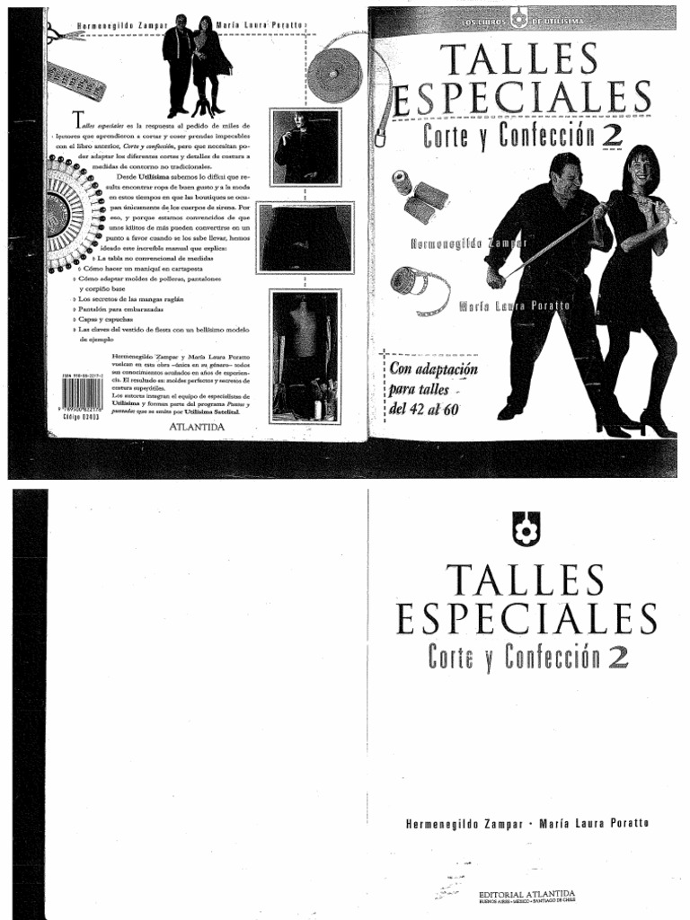 Libro Corte y Confeccion Talles Especiales PDF | PDF