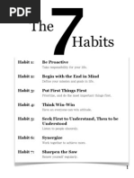 1 Habits List