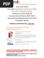 Download FREEBraindump2go Latest 70-243 Exam Questions 71-80 by braindump2govce SN284863484 doc pdf
