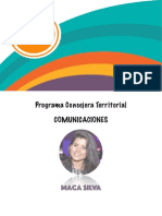 Programa Consejera Territorial Maca Silva