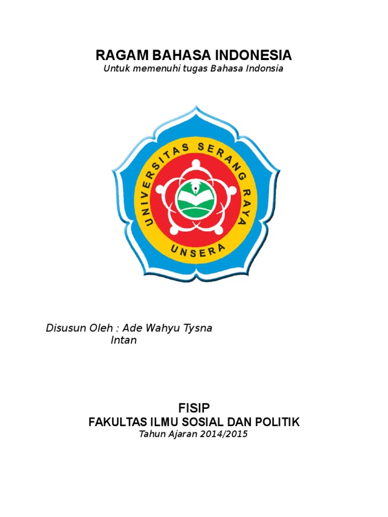 1 Makalah Bahasa Indonesia Ragam Bahasa Indonesia