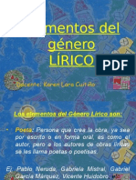 Elementos Genero Lirico