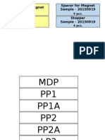 Spacer For Magnet Spacer For Magnet Sample - 20150919 Stopper Sample - 20150919